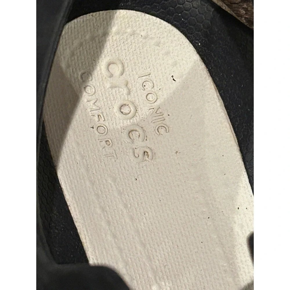 Crocs Iconic Comfort Sling Back Water Crocs‎ Men's Size 6 (M) Navy/White